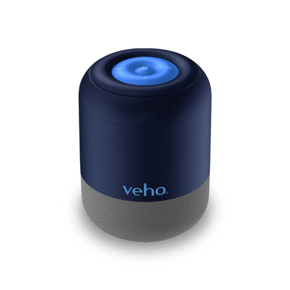 Veho MZ-S Portable Bluetooth Wireless Speaker - Electric Blue.