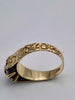 18ct Yellow Gold Ladies CZ Stone Cluster Ring - Size R - 6.60 Grams