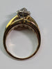 14ct Gold Classic Luxury Diamond Ring Size S
