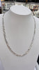 SILVER FIGARO CHAIN 22" ***BRAND NEW****
