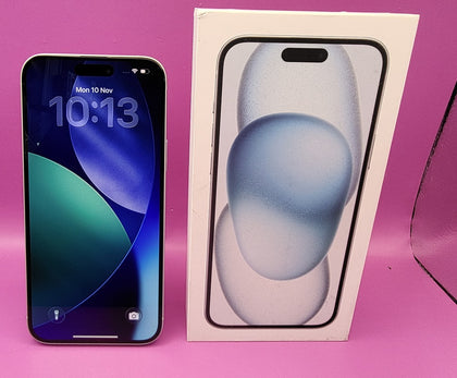 Apple iPhone 15 Plus - 128GB - Blue - Unlocked - Boxed - 90% Battery Health