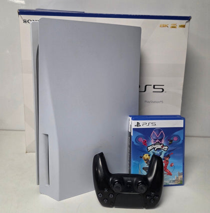 Sony Playstation 5 Disc Edition Console & 2 Games
