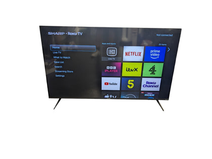 Sharp 55in 4K Ultra HD Roku Smart LED TV