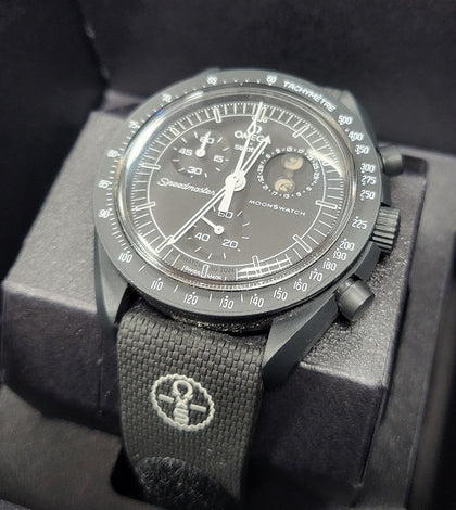 OMEGA x Swatch Mission to the Moon Phase Black - Boxed