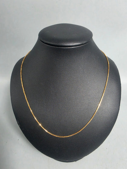 18ct GOLD NECKLACE 4.2G 750 16'' in Length