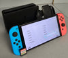 Switch Console, 64GB OLED + Neon Red/Blue Joy-Con, Unboxed + Minecraft