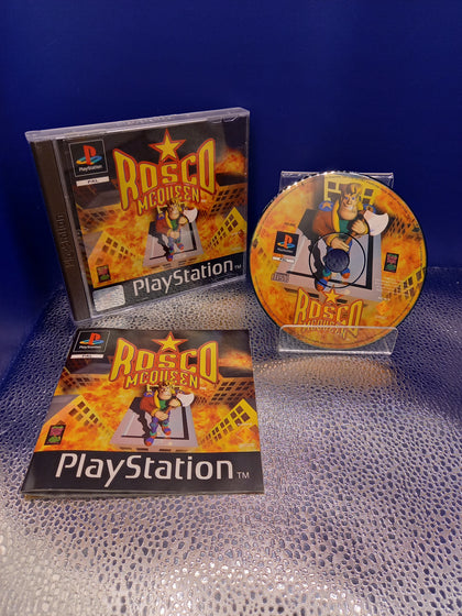 Rosco McQueen Playstation 1 Game With Manual