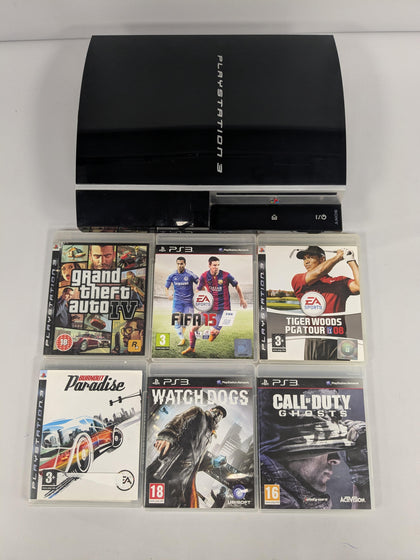 Playstation 3 Console, 80GB,6 Game Package