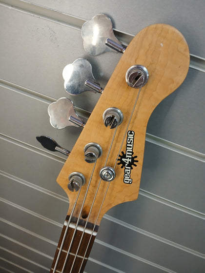 Gear4Music Electric Bass Guitar Black ** Perfect For Beginners **