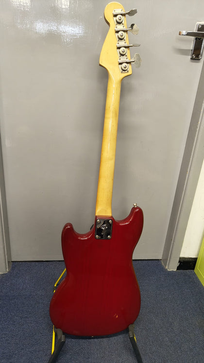 Fender Musicmaster Bass (1978) made in USA Glossy Red Woodgrain COLLECTION ONLY - Great Yarmouth