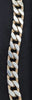 925 Hallmarked, Silver, Thick Curbed Bracelet, 8", 32.31g