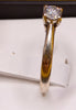 Stunning 9ct 2.6g 0.5 Diamond Ring Size-M 1/2
