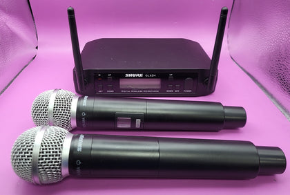 SHURE GLXD4 BETA 58A Dual Wireless Microphone System