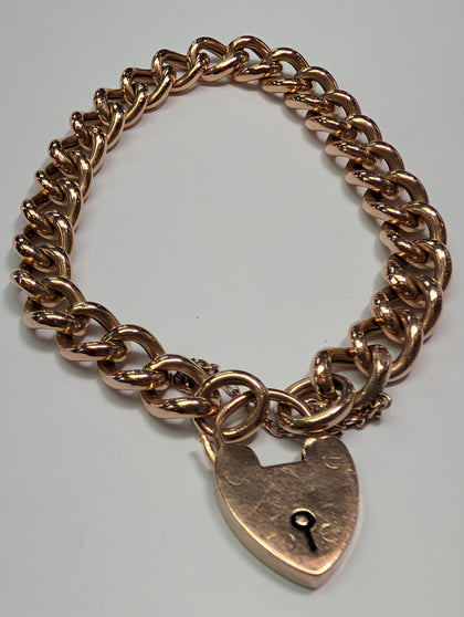 9ct Rose Gold Charm Bracelet
