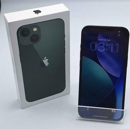 Apple iPhone 13 128GB - Dark Green - Unlocked/Open - Boxed - 80% Battery Health