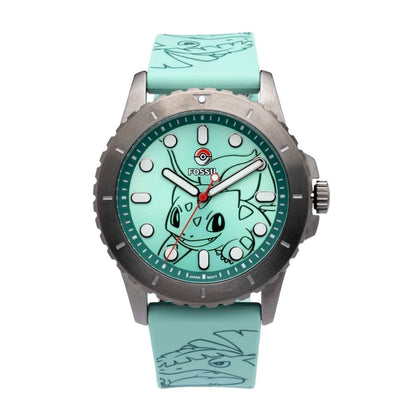 Pokémon Center × Fossil: Bulbasaur Green Watch ** Needs New Battery **