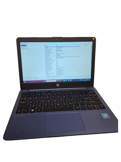 HP Stream Laptop - W11/Intel Celeron N4020/4ram/128gb ssd - 2 YEAR WARRANTY