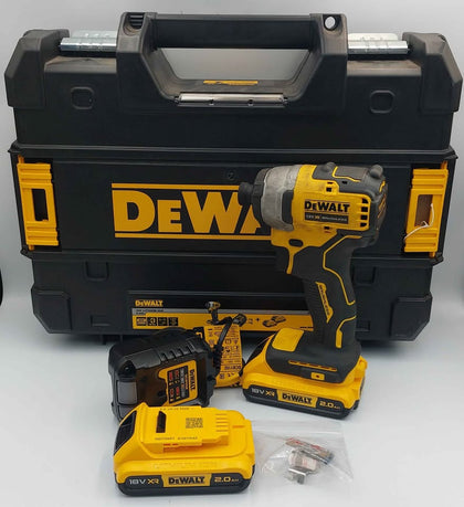 DEWALT impact driver DCF787D2T 18v with 2x 2.0ah battery's & Charger + carry case