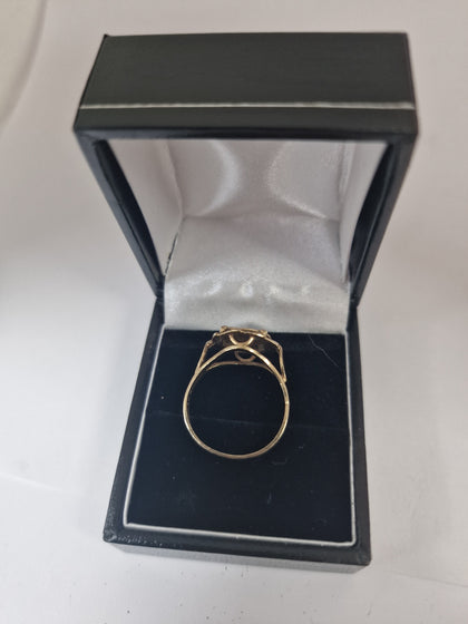 Gold Ring 375 9ct 2.5G Size P