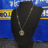 18K Gold Necklace, 750 Hallmarked, 4.4Grams with Unique 9K ST Christopher Pendant 3.5Grams, Approx. 20" Length