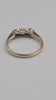 9ct Yellow Gold Ladies Ring With Clear CZ Stones - Size L - 1.47 Grams
