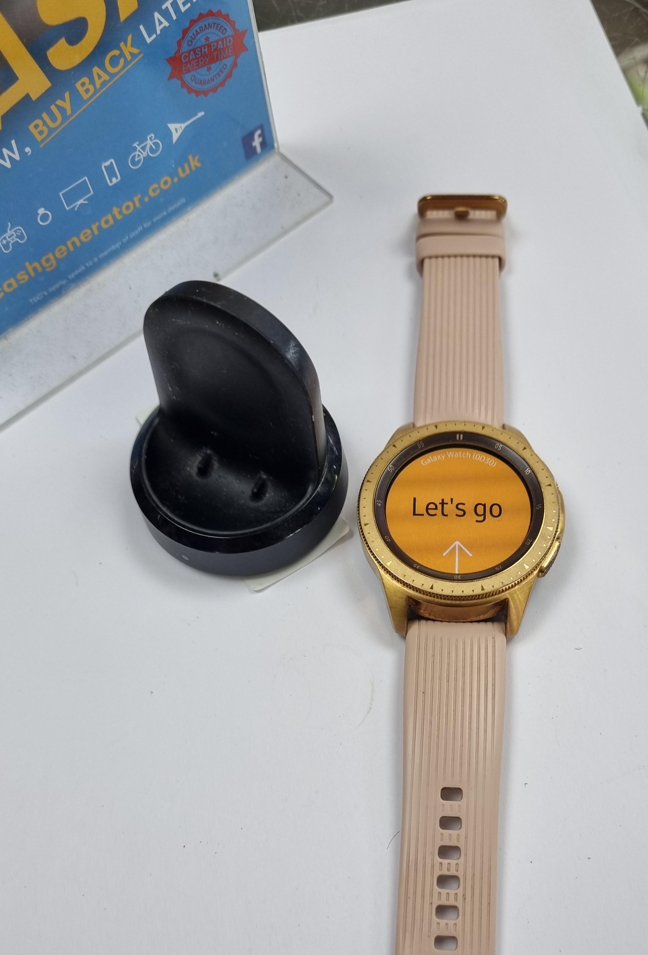 Samsung outlets Galaxy Watch Smartwatch 42mm in Rose Gold