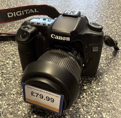 Canon EOS 40D + 18-55mm Lens