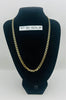 9CT YELLOW GOLD CURB STYLE CHAIN, 375 HALLMARKED, 20”, 12.3G, BOXED