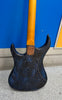 Axl Badwater Electric 4 String Bass Guitar - Distressed Blue Crackle