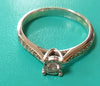 2.8g 9ct Diamond Ring Size M