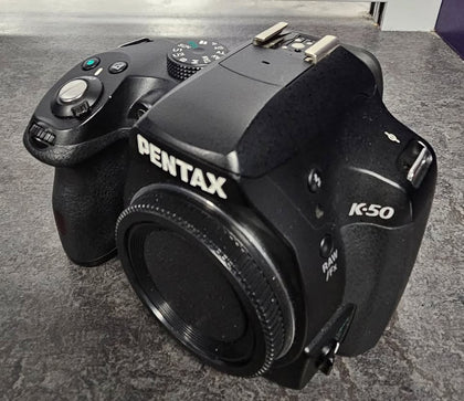 **Sale**  Pentax K-50 16MP Digital SLR Camera with 3-Inch LCD - Body Only (Black)