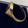 9ct gold masonic swivel ring (V)