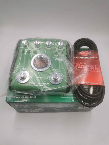 Zoom A2 Acoustic Multi Effects Guitar Pedal **Never Used**