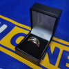 9K Gold 3-Joint Ring, 6.3Grams, 375 Hallmarked, Size: P, Box Included