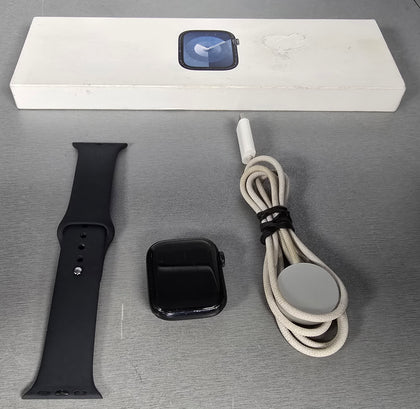 Watch Series 9 (GPS) NO STRAP, Midnight Aluminium, 41mm ***Boxed***