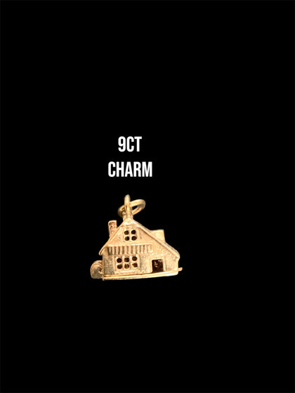 9ct House charm that opens