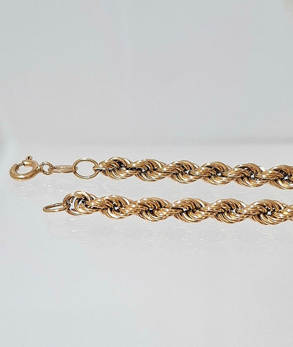 9 Carat Gold Rope Chain