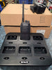 6 walkie talkies with charger bay