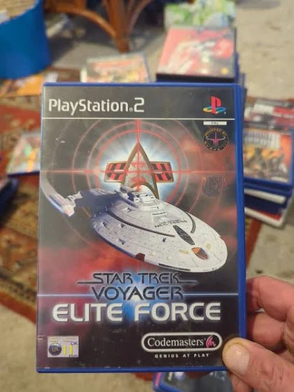Star Trek Voyager Elite Force Ps2 Complete With All Manuals