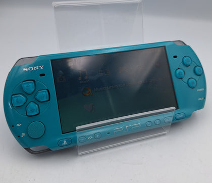 Sony PSP Slim & Lite 3000 handheld Console turquoise with charger UNBOXED