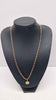 9ct Yellow Gold Curb Link Chain Necklace With Virgin Mary Pendant - 22" Long - 9.40 Grams