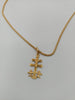 18k Gold Chain 4.0G with 18k Crucifix Pendant 1.41G Hallmarked(750)&Tested 16" Length