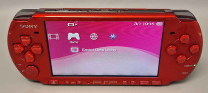 Sony PSP Slim&Lite Console, Red, Unboxed With Charger 1GB