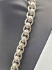 925 Sterling Silver Roller-Ball Belcher Chain Chunky Albert Clasp - 24" Long - 204.24 Grams **BRAND NEW**