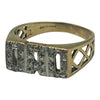 9CT Yellow Gold 'DAD' Ring, 4.3g Fully Hallmarked, Size:W, Boxed