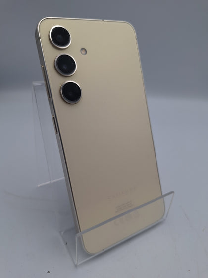 Samsung Galaxy S24 256GB yellow smartphone unlocked unboxed