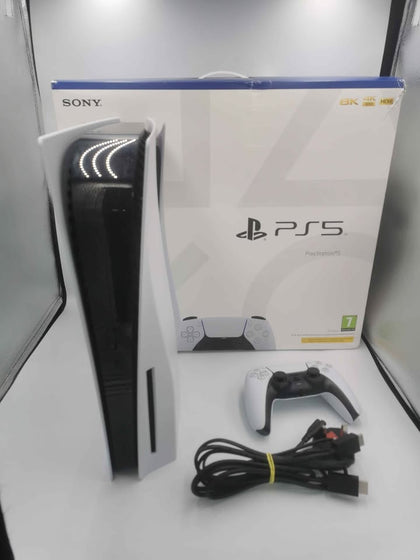 Playstation 5 Console, 825GB, White Boxed With white Pad