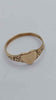 9ct Yellow Gold Ladies Ring With Heart - 1.16 Grams - Size L