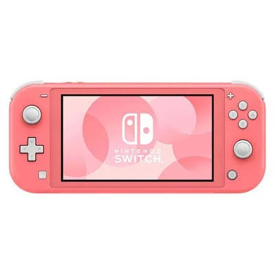 Nintendo Switch Lite Pink - 4 Games in Case