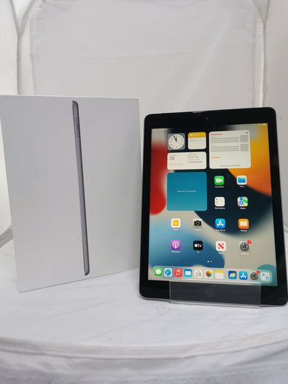 Apple iPad 6th Gen (A1954) 128GB - Space Grey, WiFi & Cellular , Boxed with Charger.